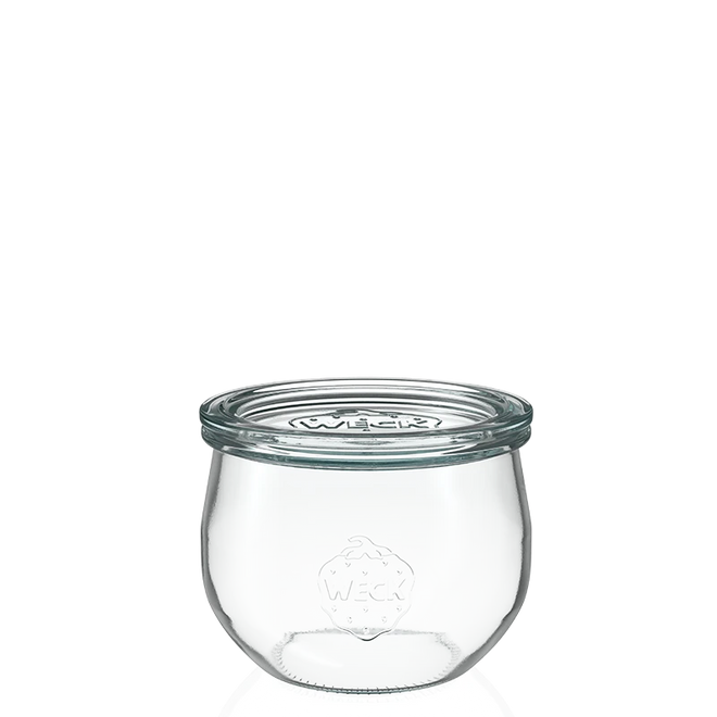 Tulpen-Glas 580 ml mit Glasdeckel (6 St.)