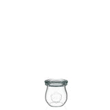 Tarro de tulipán de 60 ml con tapa de vidrio (12 uds.)