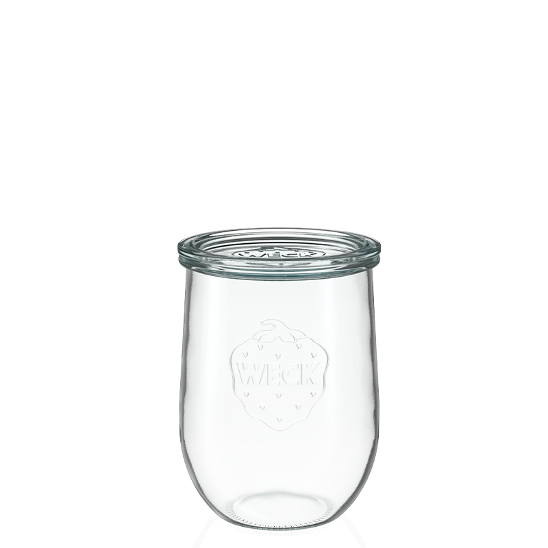 Tulpen-Glas 1062 ml mit Glasdeckel (6 St.)
