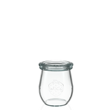 Tulpen-Glas 220 ml mit Glasdeckel (12 St.)