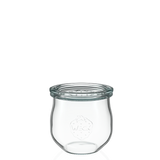 Tulpen-Glas 370 ml mit Glasdeckel (6 St.)