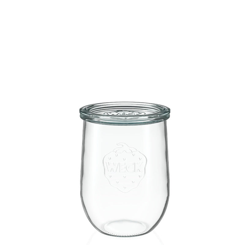 Tulpenglas 950 ml mit Glasdeckel (6 St.)