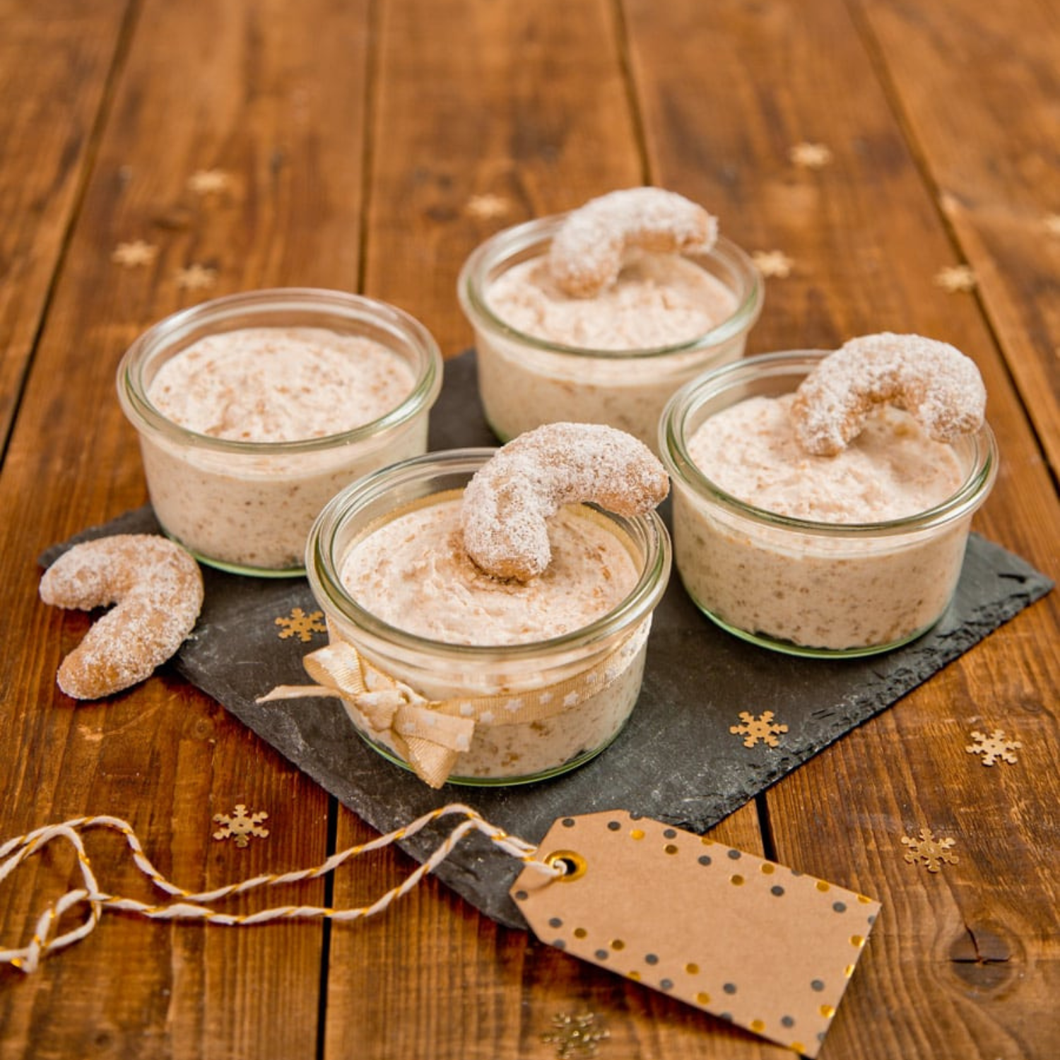 Vanillekipferl-Mousse