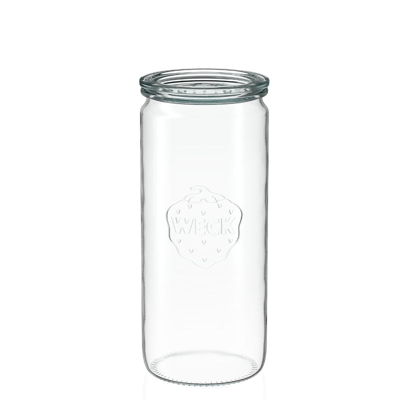 Cilinderpot 975 ml met deksel (6 stuks)