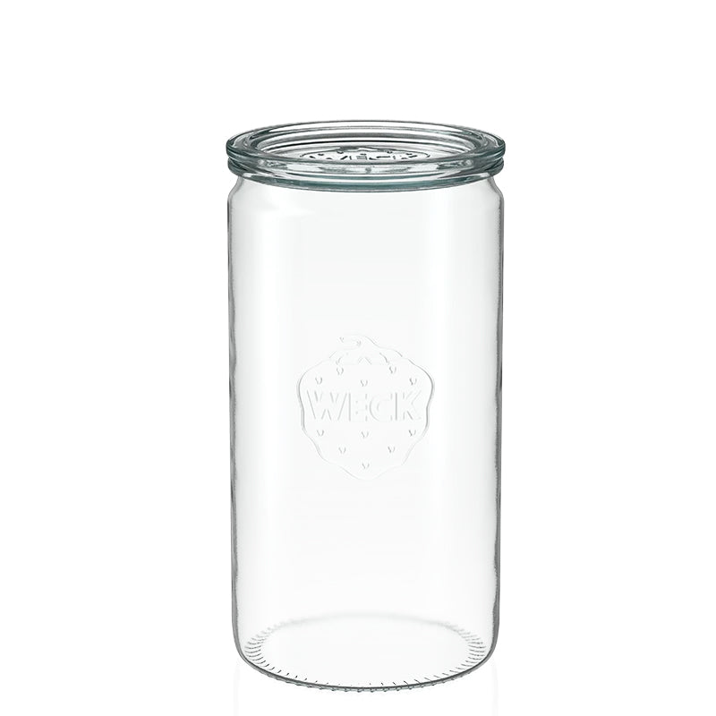 Cilinderpot 1450 ml met deksel (6 stuks)