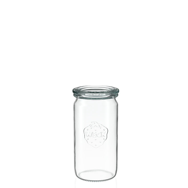 Cilinderpotten van 325 ml met deksel (6 stuks)