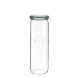 Zylinderglas 550 ml mit Glasdeckel (6 St.)