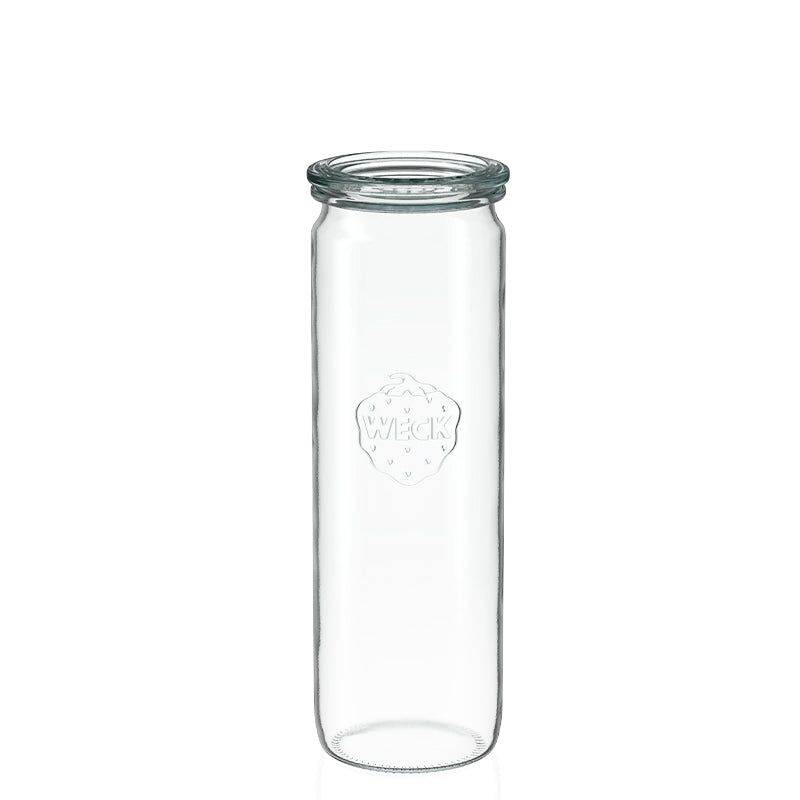Cilinderpot 550 ml met deksel (6 stuks)