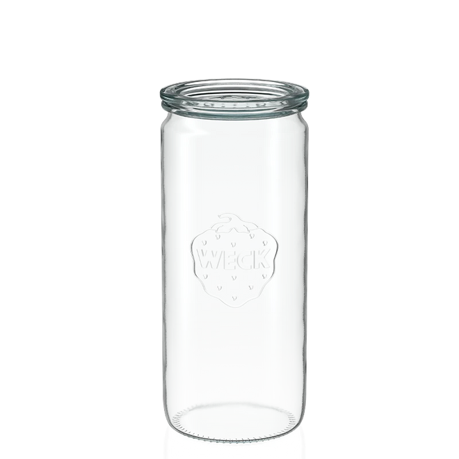 Zylinder-Glas 1040 ml mit Glasdeckel (6 St.)