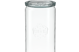 Zylinder-Glas 1590 ml mit Glasdeckel (6 St.)