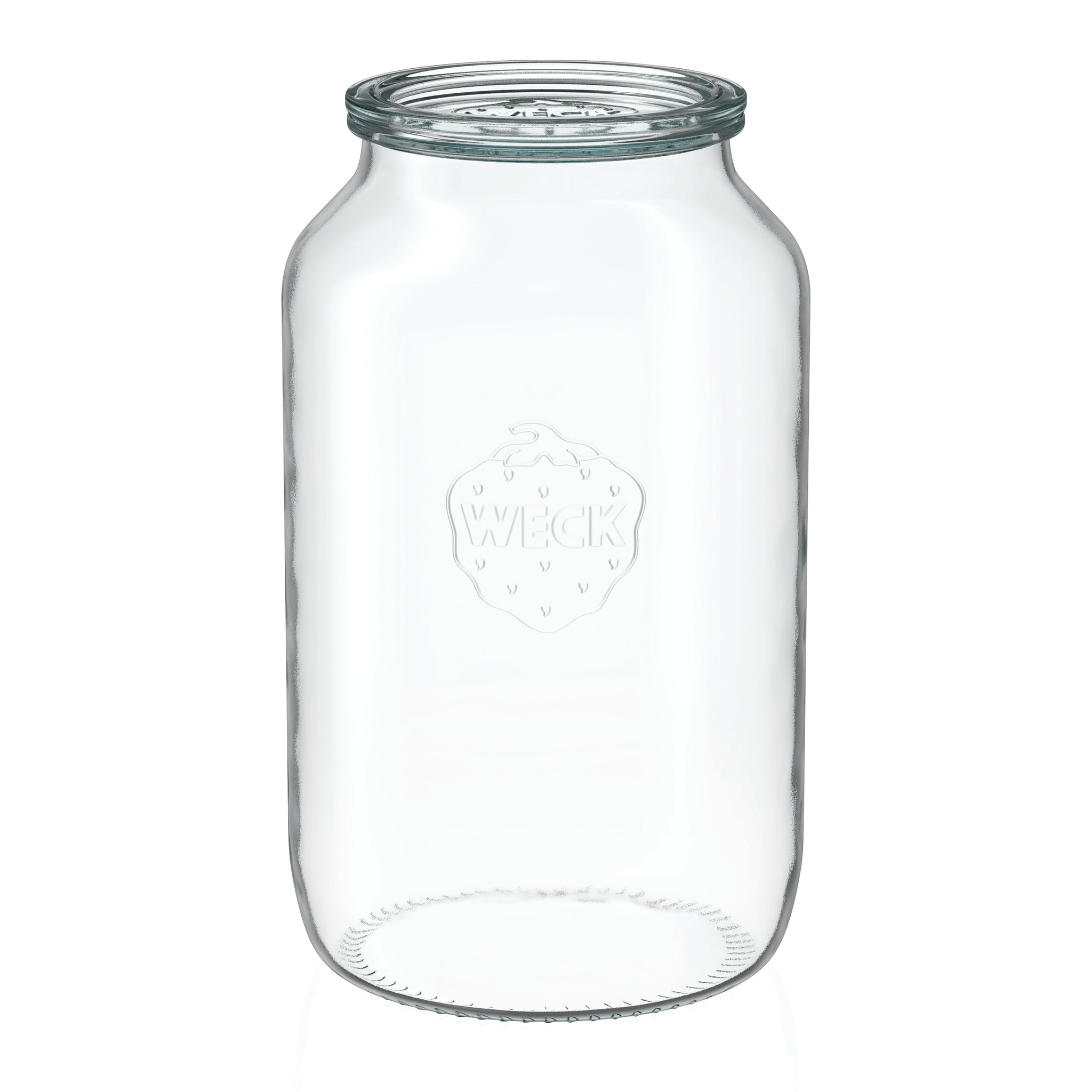Zylinder-Glas 3000 ml mit Glasdeckel (4 St.)