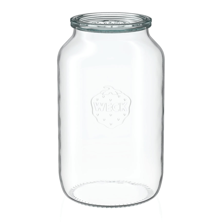 Zylinder-Glas 3000 ml mit Glasdeckel (4 St.)