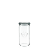 Zylinder-Glas 340 ml mit Glasdeckel (6 St.)