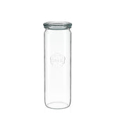 Zylinderglas 550 ml mit Glasdeckel (6 St.)