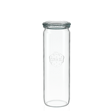 Zylinder-Glas 600 ml mit Glasdeckel (6 St.)