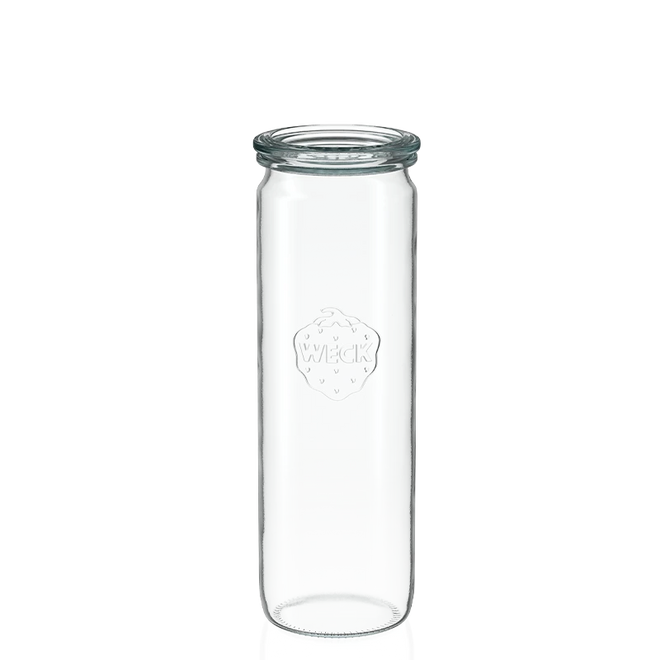 Zylinder-Glas 600 ml mit Glasdeckel (6 St.)