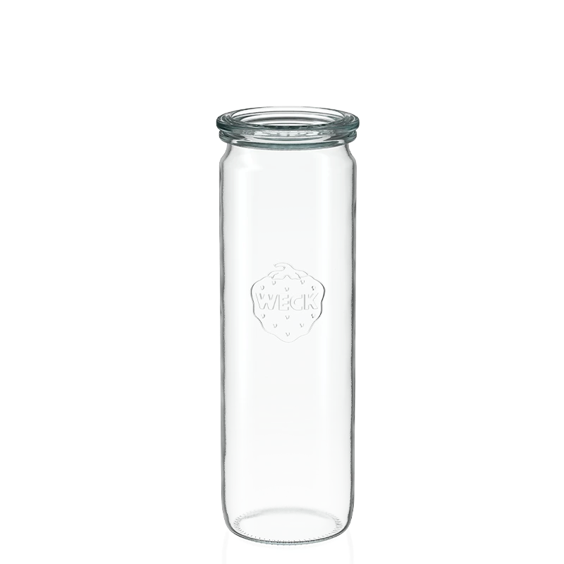 Zylinder-Glas 600 ml mit Glasdeckel (6 St.)