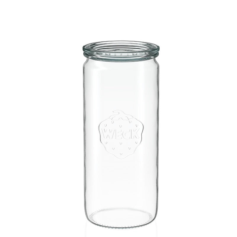 Cylinder jar 975 ml with glass lid (6 pcs.)